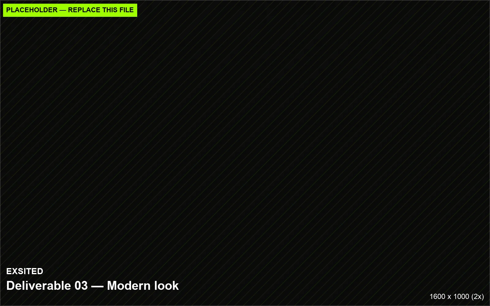 Exsited modern look